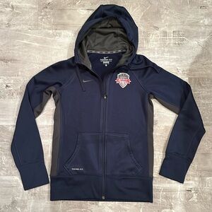 Nike Washington Spirit Hooded Zippered Sweatshirt/Jacket - Size Small